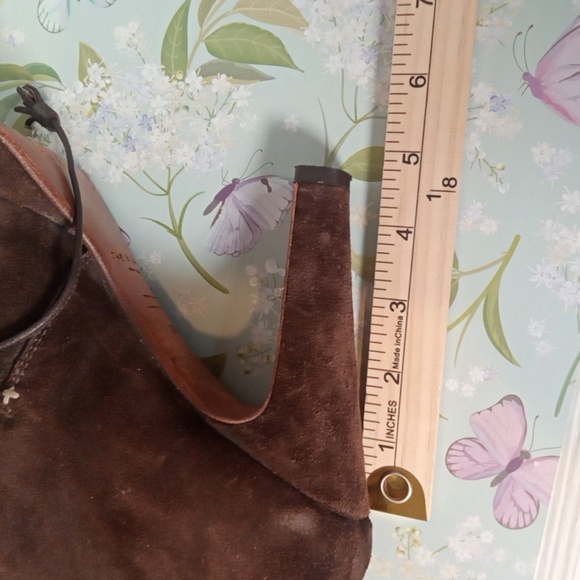 rag & bone Chocolate Brown Suede Platform 5" Heel Lace Up Booties Size 38 US 8 - Picture 9 of 11